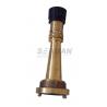 China Jet Spray Brass Fire Hose Nozzles Copper For Marine Firefighting wholesale