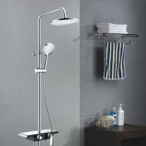 SONSILL Bathroom Shower System Cold and Hot Water Brass Wall Mounted Mixer Faucet Modern Shower Set