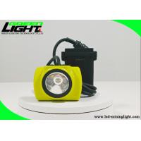 25000lux brightness coal mining helmet lights, yellow shell ABS anti-cracked IP68 waterproof for extreme environments