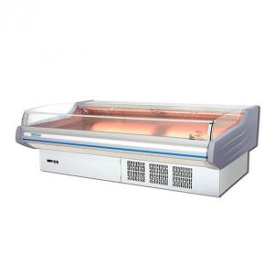 China Led Light Commercial Meat Freezer Display Cooler Meat Showcase For Butcher supplier