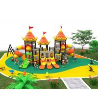 China Staticproof Kids Playground Slide , Large Plastic Tube Slides Fadeless on sale