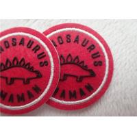 China Fashion Custom Clothing Patches / Embroidered Silicone Patches on sale