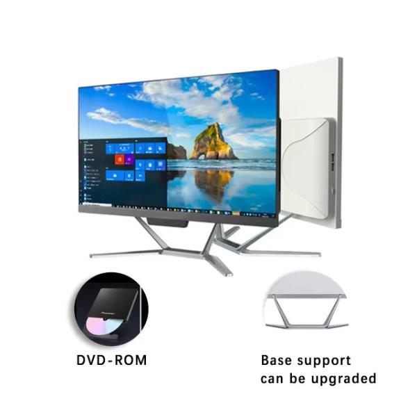 Computer Monoblock I9 Aio Pc 23.8 Desktop All In One 9.5mm Dvd  All In One Computer