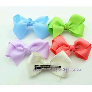 Handmade bow    ribbon bow  hair bow  hair clip