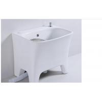 China Bathroom Porcelain Laundry Tub White Ceramic Mop Wash Tub Sink on sale