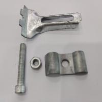 China Corrosion Resistant Silver Metal Fence Post Clips For Fencing Applications on sale