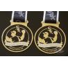 China Toss Metal Awards Custom Sports Medals Bespoke Design Sublimated Ribbon wholesale