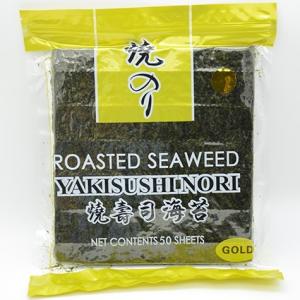 Japanese Roasted Yaki Nori Seaweed 100 Dried Algae Sheets Grade A