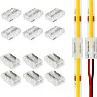 China Width 8mm Led Strip Gapless Connector 5050 Led Strip Light Solderless Connectors on sale