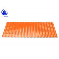 China Roofing Material 3.0mm Plastic Roof Tiles Heat Proof Corrugated Roofing Sheet on sale