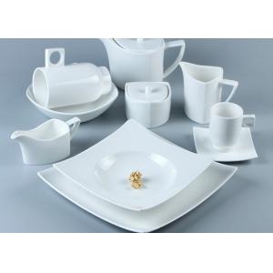 OEM ODM High Temperature Square Ceramic Dinnerware Sets