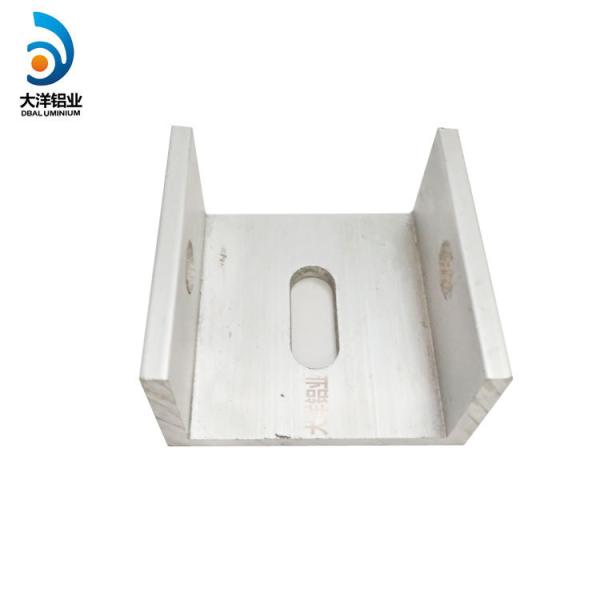 Aluminum Alloy Rail Connector PV Support Bracket Anodizing