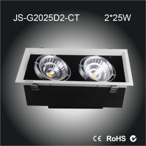 LED Grille Lamp, recessed downlight 2x25w, 3 years warranty led downlight ,ceiling lamp