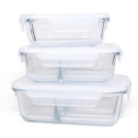 China Glass Fruit Bowls Lunch Box For Food Storage Best Kitchen Set Containers on sale