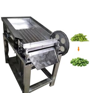 fresh green bean edamame green soybean picker and shelling machine/fresh green pea bean pod mung bean picker and shleller