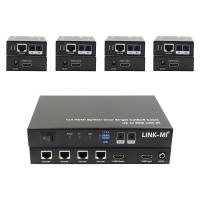 China 50M 4K HDMI Splitter 1x4 4 Channels Video Splitter Over Cat5e/6 Cable on sale