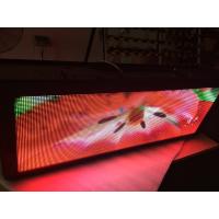 China Great effect Taxi LED Display / multi - color taxi digital advertising electronic on sale