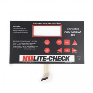 Button Tactile Membrane Switches For Automated Trailer Electrical Tester