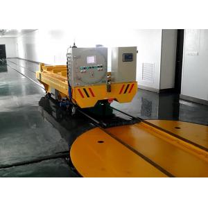 China 90/270/360 Degree Heavy Duty Electrical Motorized Industry Rail Car Turntable supplier