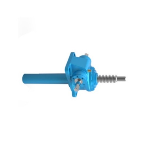 China J010 Screw Jack Gearbox with Foot Mounted Base Support and Aluminium Bronze Worm Wheel for Industrial Machinery wholesale