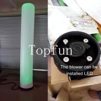 Green Inflatable Lighting Helium Balloons With LED Lights For Promotional Event