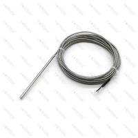 Fiberglass RTD PT1000 Temp Sensor With Stainless Steel Braided Cable PT100