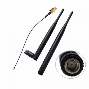 2.4GHz 5GHz Dual Band Tilt Rubber Duck WIFI Antenna 6DBi Pigtails With Ufl RP-SMA Connector