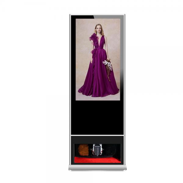 Lcd Elevator Digital Signage Advertising Display With Shoe Shinning Cleaning