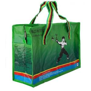 gift carry shopping recyclable heat seal sack pp woven bag,zipper polypropylene shopping bag, Wholesale laminated pp wov