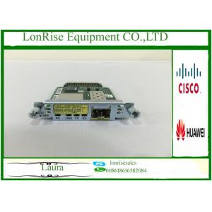China Cisco HWIC-1GE-SFP-CU 1 Port Dual Cisco Network Modules SFP Or RJ45 CiscoCard supplier