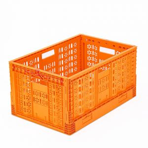 Orange Mesh Style Kitchen Stackable Container Storage Box Bins for Refrigerator Drawer