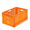 China Caja de malla plegable de plástico de color personalizado para almacenamiento de verduras y frutas wholesale