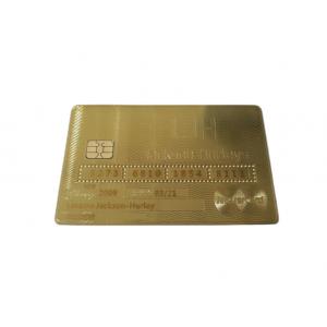 Luxury 24K Gold Metal Membership Card Magnetic Stripe Bank Card