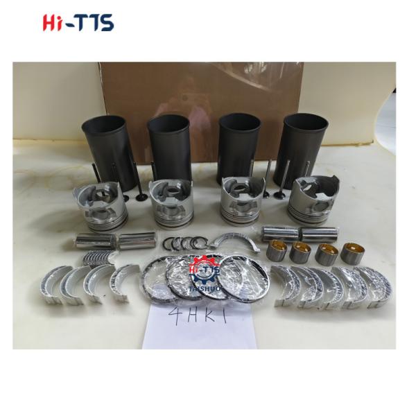 4HK1 Комплект двигателя для EX200-3 EX210-3 EX240-3 Экскаваторная подкладка, поршень, кольцо, клапаны, корпус, полный комплект уплотнителя