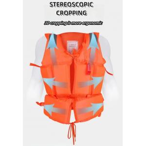 China EPE Foam Orange Swimming Life Jackets Commercial Water Park Life Vest for Adults and Kids supplier