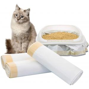 China Jumbo Drawstring Scented LDPE Cat Litter Liner Bags supplier