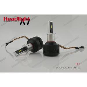 China Auto Parts H3 LED Headlight Bulb , 6000k - 6500K Car Automotive led headlights supplier