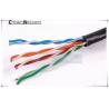 Category 5e Outdoor Cable Double Jackets Solid 4 pair 24awg waterproof utp CAT5E