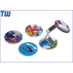 Slim Round Card USB 8 GB Flash Drive High Printing Quality Best Price Best Service