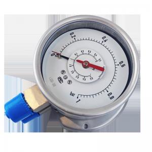 Bourdon Tube Differential Pressure Gauge SS316 Case 100mm