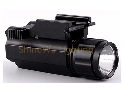 Slide Switch Tactical Rail Mount Flashlight Adjustable Tactical Flashlight With