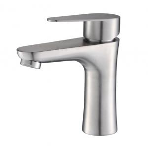 Beautiful Polished Stainless Steel Basin Faucet Bathroom Basin Faucet CE ISO9001
