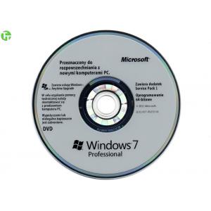 Original Win 10 Pro OEM Key DVD With Key Card 32 / 64 Bits Offical Blue Retail Box