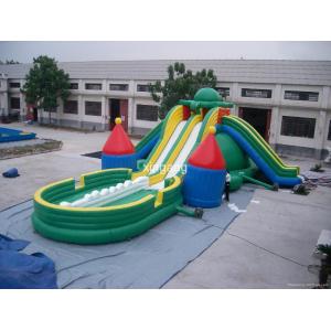 China PVC Inflatable Turtle Water Slide For Water Park Games supplier