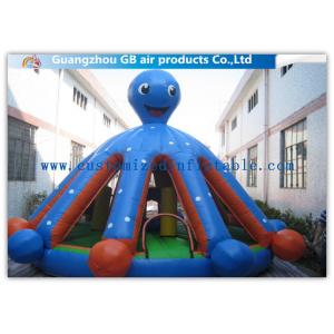 Vivid Inflatable Octopus Bouncer , Giant Octopus Inflatable Bouncy Castle Toy
