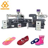 China Rotary Two Color PVC Jelly Sandal Injection Molding Machine 4.3*3.3*2.9m / 2 Years Gurantee on sale
