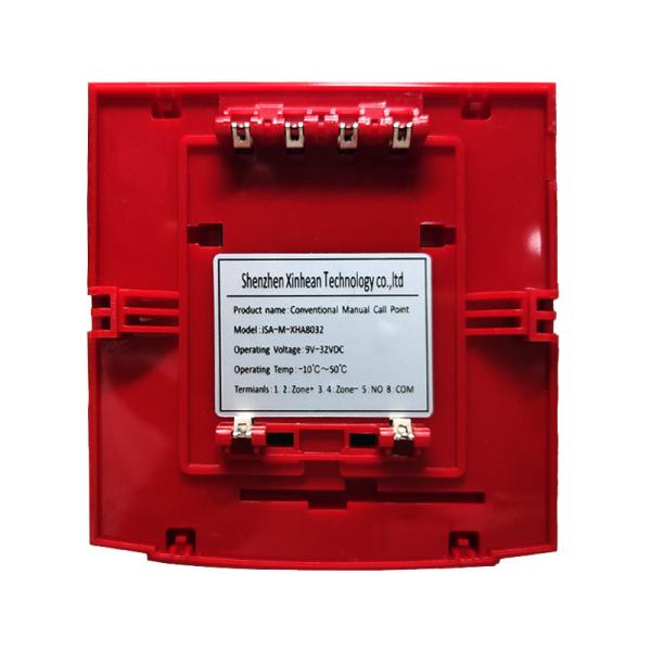Emergency Pull Station Fire Alarm System Conventional Manual Call Point MCP with 1A/30VDC Relay Contact Rating Apaitplicon