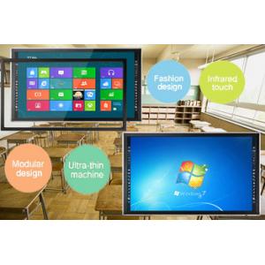 China Hight Resolution 84 Inch IR Multi Touch TFT Touch Screen LCD Monitor for Teaching, Present supplier