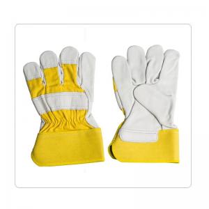Metal Smelting Cotton Cow Leather Safety Gloves
