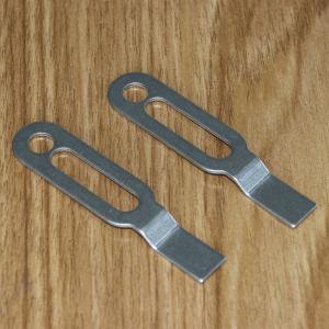 Ra0.8 Custom Metal Bracket U Shaped Saddle Tube Clamp Bracket